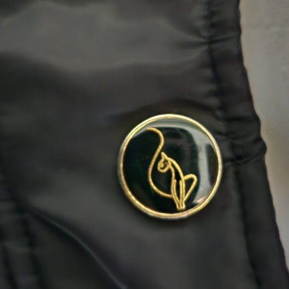 Baby Phat - Quilted Puffer Jacket, w/Leopard lining, Black, USED, size S - Picture 17 of 17